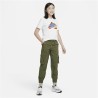 Maglia a Maniche Corte per Bambini Nike Happy Cloud Bianco