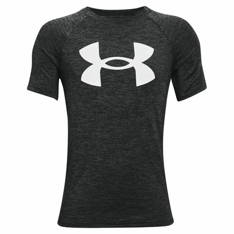 Maglia a Maniche Corte Bambino Under Armour Tech Twist SS Nero Maglia a Maniche Corte Bambino Under Armour Tech Twist SS Nero