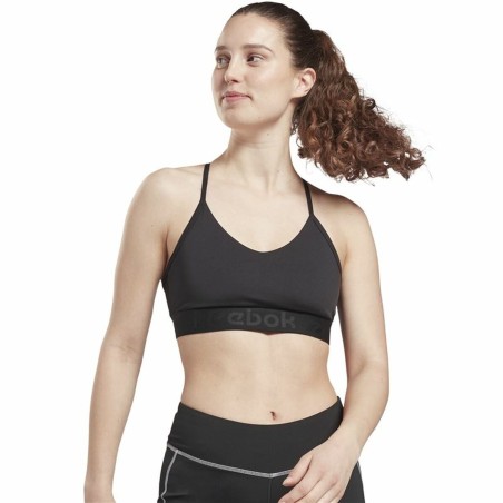 Reggiseno Sportivo Reebok Strappy Nero