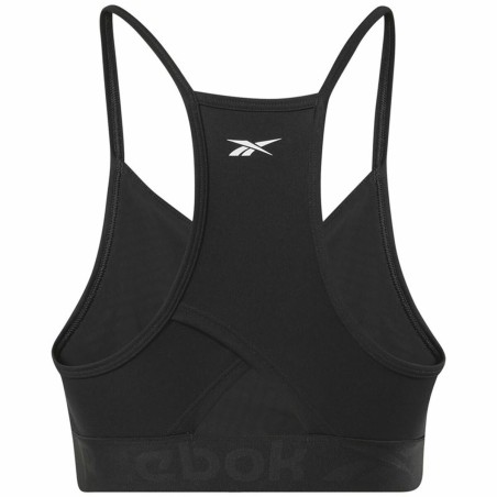 Reggiseno Sportivo Reebok Strappy Nero