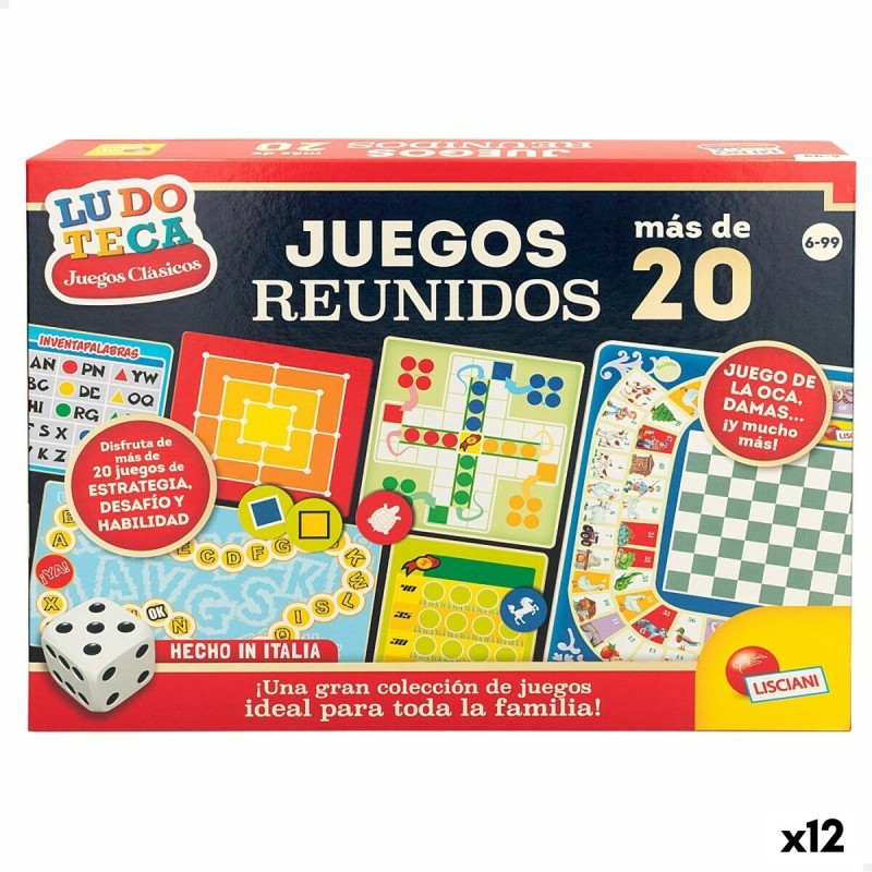 Gioco da Tavolo Lisciani Giochi Juegos reunidos 40 x 0,1 x 33 cm ES (12 Unità) Gioco da Tavolo Lisciani Giochi Juegos reunidos 40 x 0,1 x 33 cm ES (12 Unità)