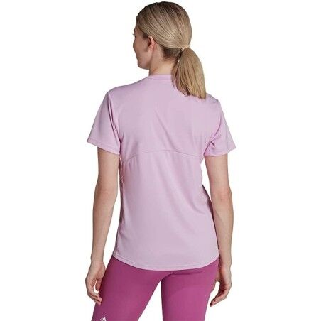 Maglia a Maniche Corte Donna Adidas Primeblue Prugna