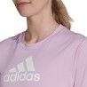 Maglia a Maniche Corte Donna Adidas Primeblue Prugna