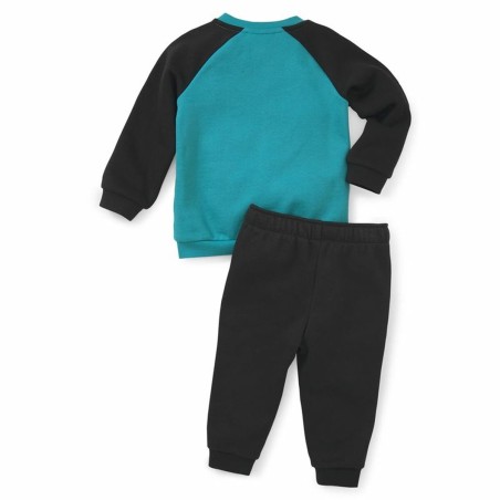 Tuta per Neonati Puma Minicat Essentials Nero Azzurro