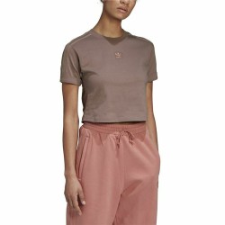 Maglia a Maniche Corte Donna Adidas Marrone