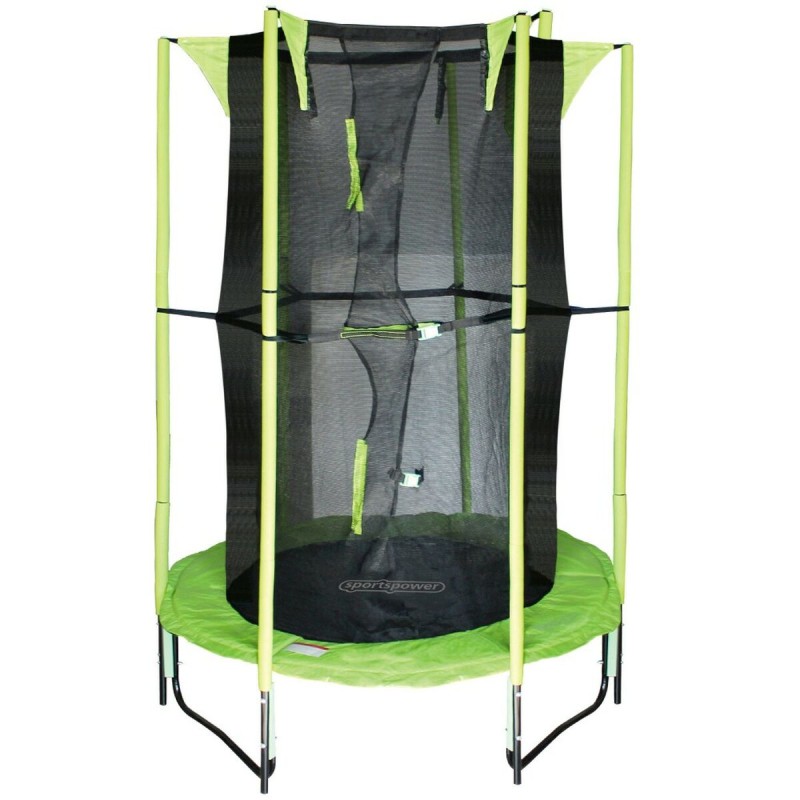 Trampolino per Bambini con Rete di Sicurezza Aktive 122 x 184 x 122 cm Trampolino per Bambini con Rete di Sicurezza Aktive 122 x 184 x 122 cm