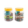 Figure di animali DKD Home Decor PVC Alluminio (2 Unità)