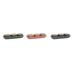 Set da Aperitivo DKD Home Decor Bambù 32 x 12,7 x 3,5 cm (3 Unità)