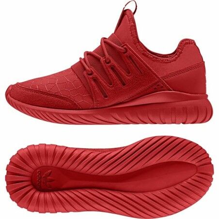 Scarpe da Tennis Casual Bambino Adidas Originals Tubular Radial Rosso