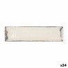 Teglia da Cucina La Mediterránea Albus Rettangolare 30 x 8 x 2 cm (24 Unità)