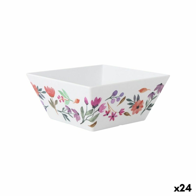 Ciotola per Aperitivi La Mediterránea Fiori 18 x 18 x 8 cm (24 Unità) Ciotola per Aperitivi La Mediterránea Fiori 18 x 18 x 8 cm (24 Unità)