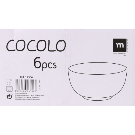 Ciotola La Mediterránea Cocolo 500 ml 0,5 L (24 Unità)