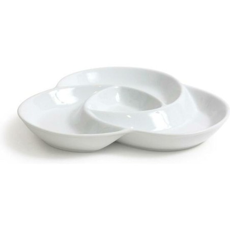 Vassoio per aperitivi Poppy 25 x 25 x 3,4 cm (12 Unità)