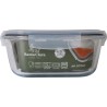 Porta pranzo Ermetico Santa Clara Trasparente Rettangolare 2,4 L (4 Unità)