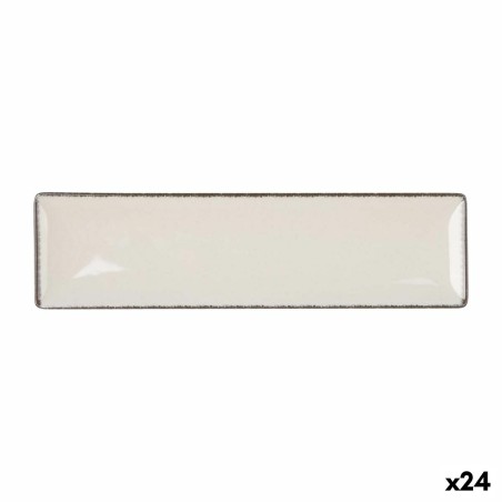 Teglia da Cucina La Mediterránea Anllo Rettangolare 30 x 8 x 2 cm (24 Unità)