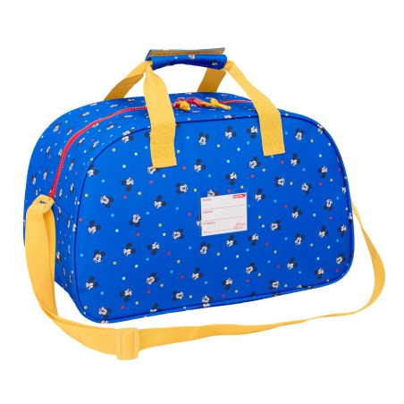 Borsa da Palestra Mickey Mouse Clubhouse Good day Azzurro 40 x 24 x 23 cm