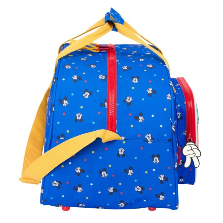 Borsa da Palestra Mickey Mouse Clubhouse Good day Azzurro 40 x 24 x 23 cm
