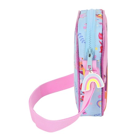 Borsa a Tracolla My Little Pony Wild & free Azzurro Rosa 16 x 18 x 4 cm