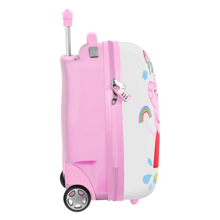 Trolley Peppa Pig peppa pig Per bambini Rosa Menta 16'' 28 x 43 x 23 cm