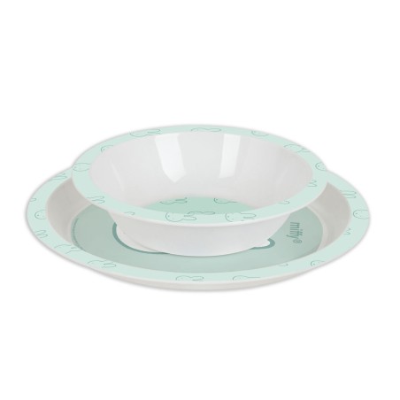 Set di stoviglie per bambini Miffy Menta (5 Pezzi)