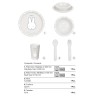 Set di stoviglie per bambini Miffy Niebla (5 Pezzi)