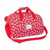Borsa da Palestra Hello Kitty Iconic Bianco Rosso 40 x 24 x 23 cm