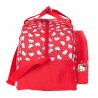 Borsa da Palestra Hello Kitty Iconic Bianco Rosso 40 x 24 x 23 cm