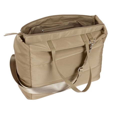 Borsa a Tracolla Moos Camel Cammello 54 x 31 x 17 cm Trapunta