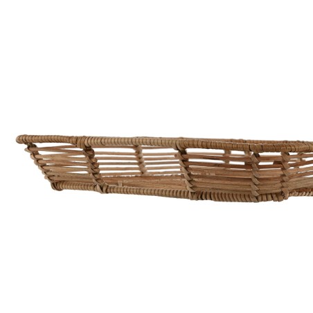 Set di Vassoi Home ESPRIT Naturale Metallo 44 x 32 x 6 cm (3 Unità)