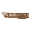 Set di Vassoi Home ESPRIT Naturale Metallo 44 x 32 x 6 cm (3 Unità)