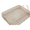 Set di Vassoi Home ESPRIT Bianco Naturale Bambù Rattan 45 x 35 x 13 cm