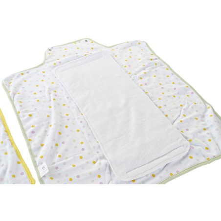 Borsa Fasciatoio per Pannolini DKD Home Decor Da viaggio Giallo Verde Per bambini 22 x 1 x 40 cm