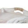 Set di Vassoi DKD Home Decor Beige 40 x 30 x 6 cm Legno MDF (2 Unità)
