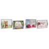 Set di Vassoi DKD Home Decor Multicolore 40 x 30 x 6 cm Legno MDF (2 Unità)