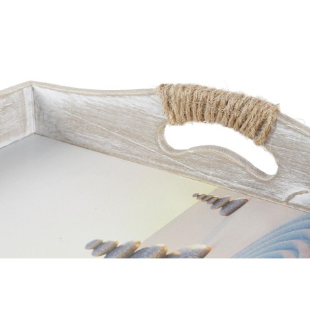 Set di Vassoi DKD Home Decor 40 x 30 x 6 cm Legno MDF (2 Unità)