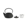 Teiera DKD Home Decor Nero Acciaio inossidabile Bianco (2 Unità)