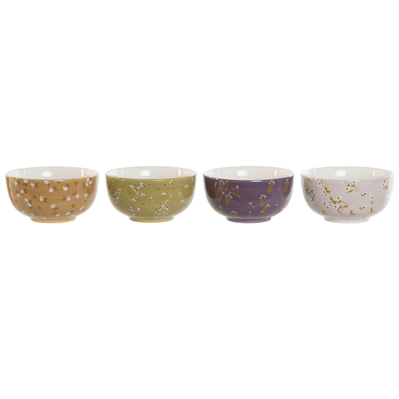 Ciotola DKD Home Decor Verde Rosa Senape Lilla Dolomite Shabby Chic 600 ml 14 x 14 x 7 cm (4 Unità) Ciotola DKD Home Decor Verde Rosa Senape Lilla Dolomite Shabby Chic 600 ml 14 x 14 x 7 cm (4 Unità)