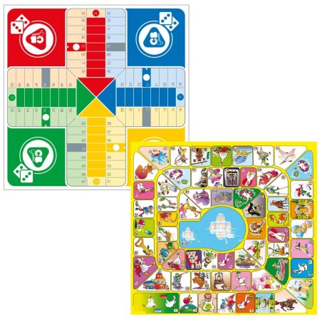 Tabellone per Parcheesi e Gioco dell'Oca CB Games 32 x 32 x 1 cm (25 Pezzi) (6 Unità)
