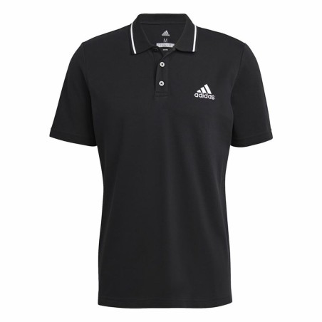 Polo a Maniche Corte Uomo Adidas Aeroready essentials Nero