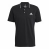 Polo a Maniche Corte Uomo Adidas Aeroready essentials Nero
