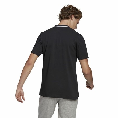 Polo a Maniche Corte Uomo Adidas Aeroready essentials Nero