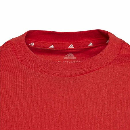 Maglia a Maniche Corte per Bambini Adidas Essentials  Rosso