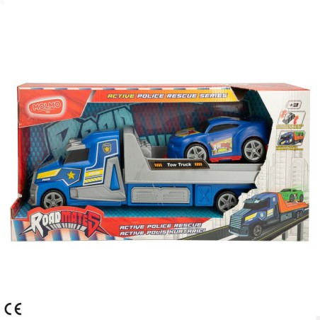 Camion Porta-veicoli e Macchinine a Frizione Colorbaby 36 x 11 x 10 cm (6 Unità)