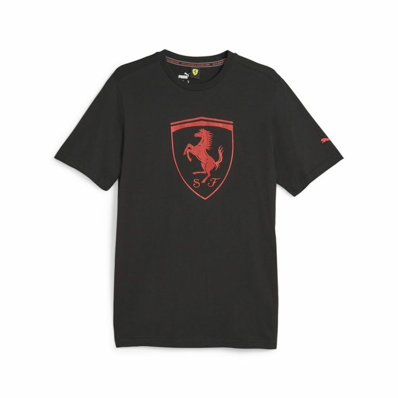 Maglia a Maniche Corte Uomo Puma Ferrari Race Tonal B Nero Maglia a Maniche Corte Uomo Puma Ferrari Race Tonal B Nero