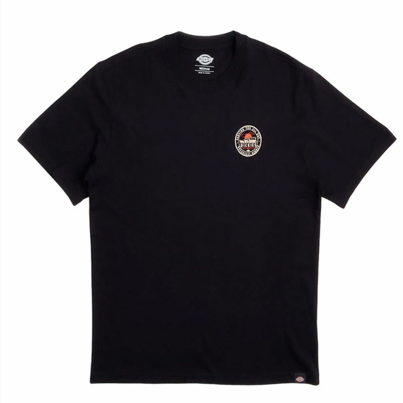 Maglia a Maniche Corte Uomo Dickies Greensburg Nero Maglia a Maniche Corte Uomo Dickies Greensburg Nero
