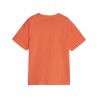 Maglia a Maniche Corte per Bambini Puma Power Colorblock Arancione scuro