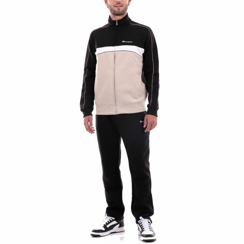 Tuta per Adulti Champion Full Zip Legacy Nero Uomo Tuta per Adulti Champion Full Zip Legacy Nero Uomo