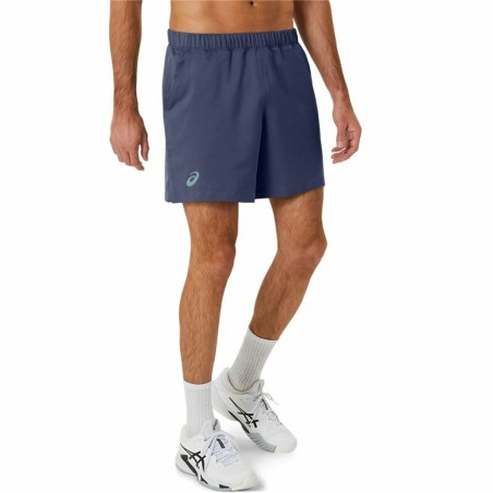 Pantaloni Corti Sportivi da Uomo Asics Court 7" Azzurro
