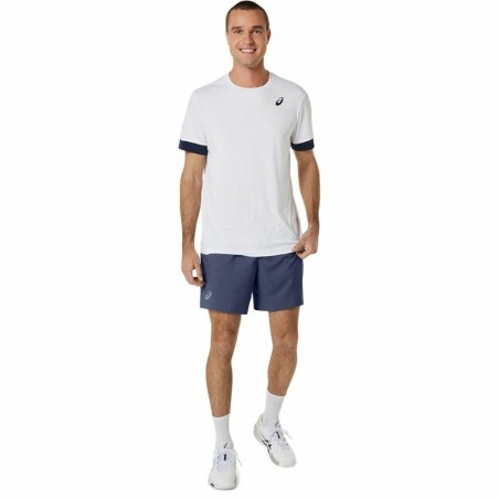 Pantaloni Corti Sportivi da Uomo Asics Court 7" Azzurro