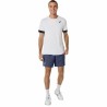 Pantaloni Corti Sportivi da Uomo Asics Court 7" Azzurro
